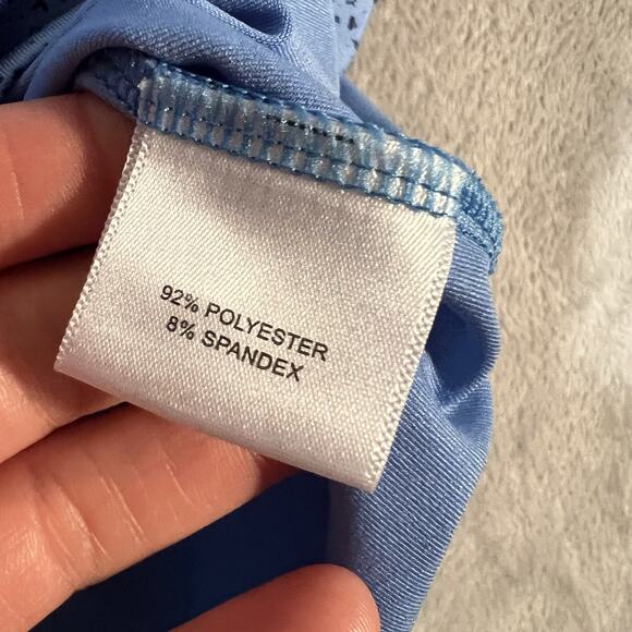 Peter Millar Summer Comfort Polo Shirt Mens XXL 2XL Blue Mexican Desert Cactus - Picture 5 of 9